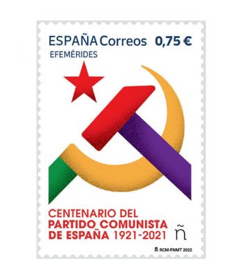 Sello de España 5626 Partido Comunista de España 1921-2021  - 1 Filatelia.shop