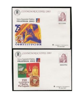Sobre Entero Postal 089 a,b Filatelia 2003