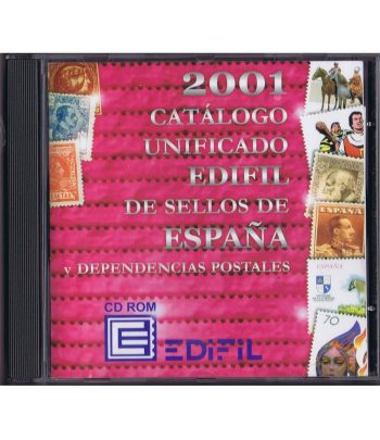 Catálogo Unificado Edifil de Sellos de España 2001 en CDRom  - 1 Filatelia.shop