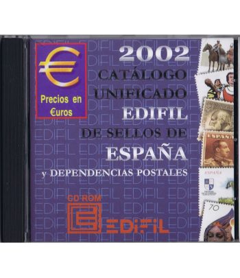 Catálogo Unificado Edifil de Sellos de España 2002 en CD-Rom  - 1 Filatelia.shop