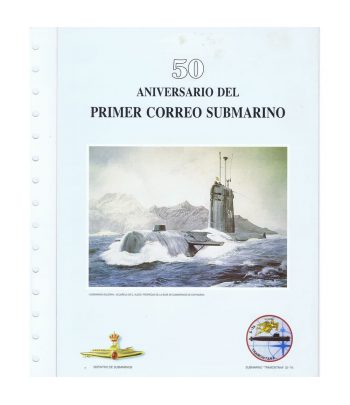 Documento 50 Aniversario Correo Submarino 1988.  - 1 Filatelia.shop