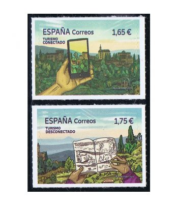 Sello de España 5627/8 Turismo conectado y desconectado  - 1 Filatelia.shop