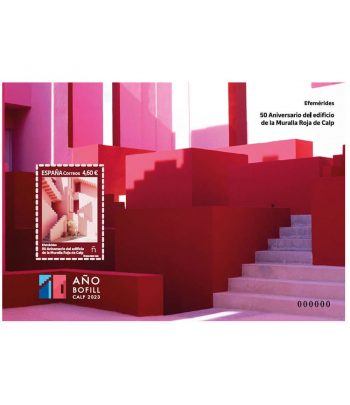 Sello de España 5629 50 aniversario edificio de la Muralla Roja de Calp  - 1 Filatelia.shop