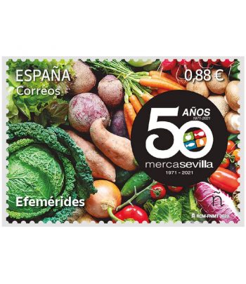 Sello de España 5638 50 años Mercasevilla.  - 1 Filatelia.shop