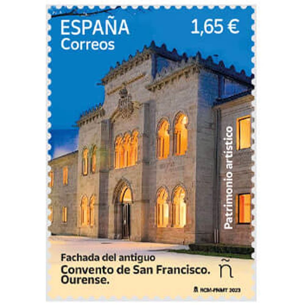Sello de España 5649 Fachada antiguo Convento de San Francisco. Ourense.  - 1 Filatelia.shop