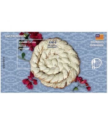 Sello de España 5651 HB España en 19 platos. Illes Balears. Ensaimada.  - 1 Filatelia.shop