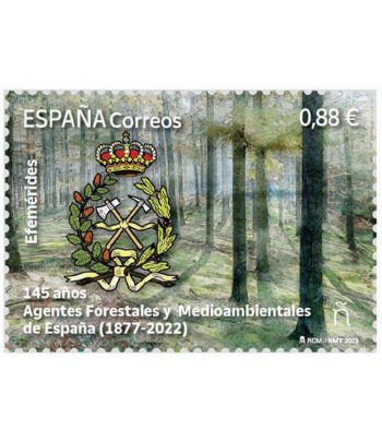Sello de España 5657 145 años Agentes forestales y medioambientales  - 1 Filatelia.shop