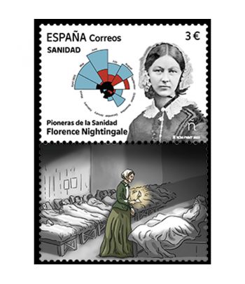 Sello de España 5662 Pioneras de la sanidad. Florence Nightingale.  - 1 Filatelia.shop