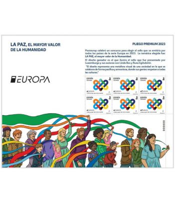 2023 Pliego Premium 134 Tema Europa  - 1 Filatelia.shop