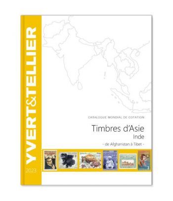 YVERT ET TELLIER catálogo sellos Asia-India (Afganistan a Tibet) 2024.  - 1 Filatelia.shop