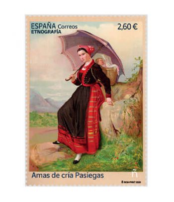 Sello de España 5681 Amas de cría Pasiegas.  - 1 Filatelia.shop