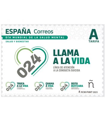 Sello de España 5698 Día Mundial de la Salud Mental. 024.  - 1 Filatelia.shop