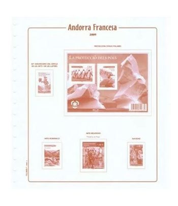 Filober Suplemento Cultural Andorra Francesa 2023 sin protectores  - 1 Filatelia.shop