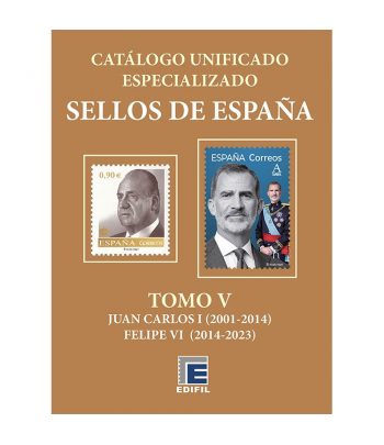 EDIFIL Catálogo sellos España Serie bronce 2024 especializado Tomo V  - 1 Filatelia.shop