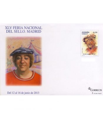 Sobre entero Postal 138 XLV Feria Nacional Sello 2013 Miliki.  - 3 Filatelia.shop