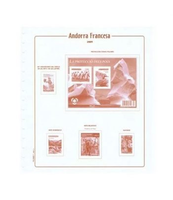 Filober Suplemento Cultural Andorra Francesa 2024 con protectores  - 1 Filatelia.shop