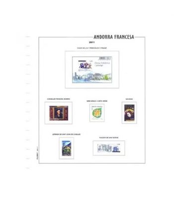 Filober Suplemento Color Andorra Francesa 2024 sin protectores  - 1 Filatelia.shop