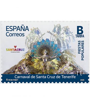 Sello de España 5804 Carnaval de Santa Cruz de Tenerife.  - 1 Filatelia.shop