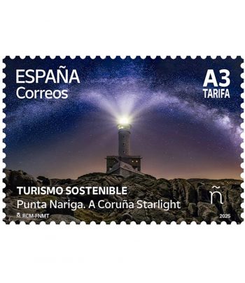 Sello de España 5809 Punta Nariga. A Coruña starlight.  - 1 Filatelia.shop