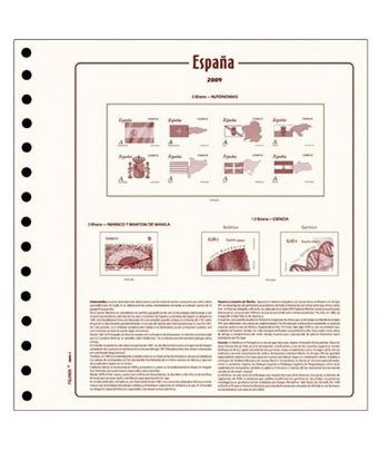 FILOBER suplemento sellos ESPAÑA año 2025 1ª parte con protectores  - 1 Filatelia.shop