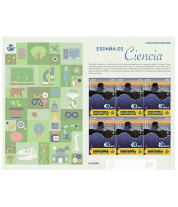 2025 Pliego Premium 169 España ES. Ciencia  - 1 Filatelia.shop