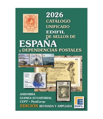 Catálogo Edifil de Sellos de España y Dependencias 2026.  - 1 Filatelia.shop