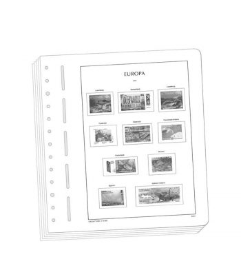Suplemento LEUCHTTURM sellos Tema Europa 2024 con protectores  - 1 Filatelia.shop