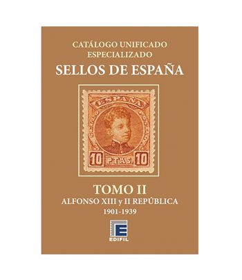 EDIFIL Catálogo sellos España Serie bronce Tomo II 1901/1939  - 1 Filatelia.shop