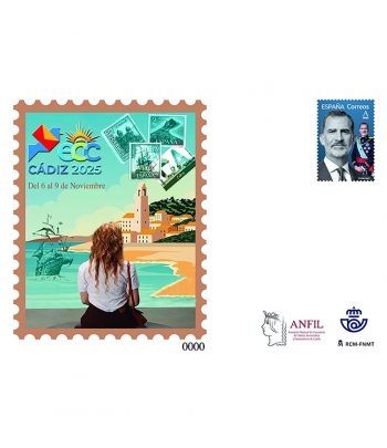 Sobre entero Postal 163 ECC Cádiz 2025.  - 1 Filatelia.shop