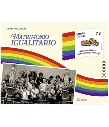 Sello de España 5845 Derechos Civiles. Matrimonio Igualitario.  - 1 Filatelia.shop