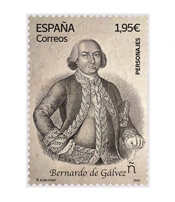 Sello de España 5852 Bernardo de Gálvez.  - 1 Filatelia.shop