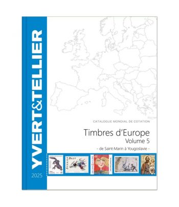 YVERT ET TELLIER Europa tomo 5 San Marino-Yugoslavia 2025  - 1 Filatelia.shop