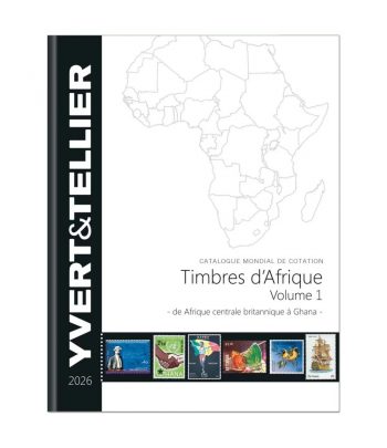 YVERT ET TELLIER Africa Tomo I Africa Central a Ghana 2026.  - 1 Filatelia.shop