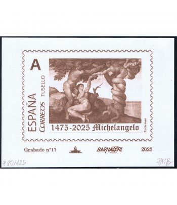 Grabado nº17 550 años Michelangelo 1475-2025  - 1 Filatelia.shop