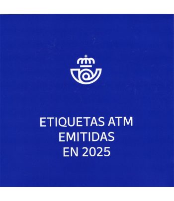 Etiquetas ATM emitidas el Año 2025 completo.  - 1 Filatelia.shop