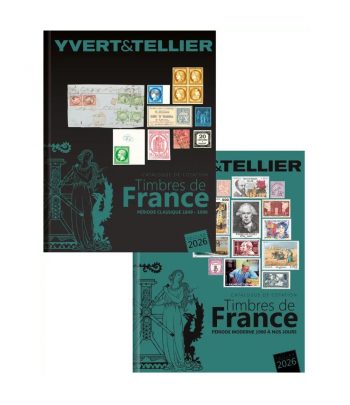 YVERT ET TELLIER Catálogo de sellos Tomo I Francia 2026  - 1 Filatelia.shop