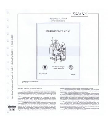 Colección 10 Homenajes Filatelicos año 2005 a 2015.  - 1 Filatelia.shop