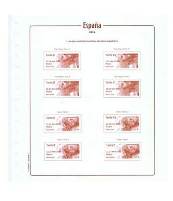FILOBER ESPAÑA Etiquetas ATM 2025 montado con estuches  - 1 Filatelia.shop
