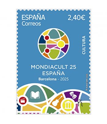 Sello de España 5856 MONDIACULT 25 ESPAÑA. Barcelona  - 1 Filatelia.shop