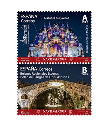 Sello de España 5872/3 Navidad 2025  - 1 Filatelia.shop