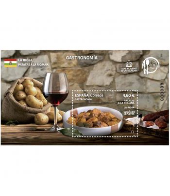 Sello de España 5890 España en 19 platos.Patatas a la riojana..  - 1 Filatelia.shop