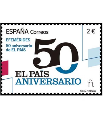Sello de España 5905 50 aniversario El País.  - 1 Filatelia.shop