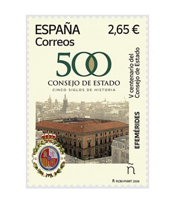 Sello de España 5907 V Centenario del Consejo de Estado.  - 1 Filatelia.shop