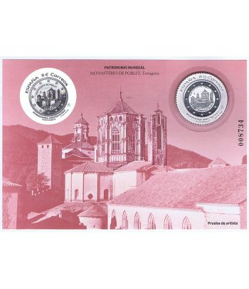 Prueba Lujo nº184 Patrimonio Humanidad. Poblet  - 1 Filatelia.shop