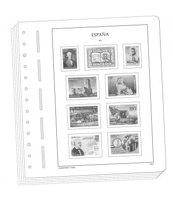 LEUCHTTURM hojas preimpresas sellos de España 2025  - 1 Filatelia.shop