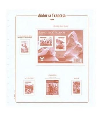 Filober Suplemento Cultural Andorra Francesa 2025 con protectores  - 1 Filatelia.shop