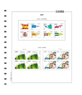 FILOBER suplemento ESPAÑA bloque de 4 año 2026 1ªp. con protectores  - 1 Filatelia.shop