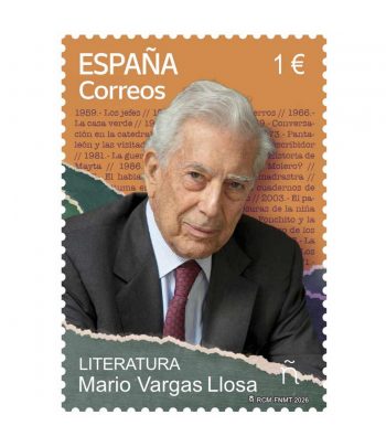 Sello de España 5920 Mario Vargas Llosa.  - 1 Filatelia.shop