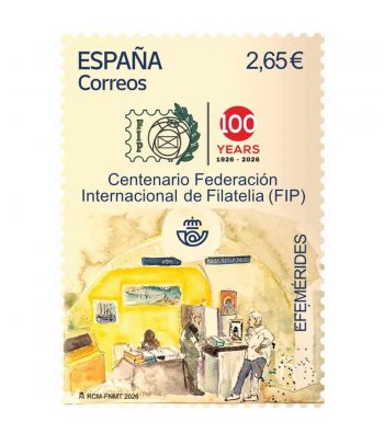 Sello de España 5923 Federación Internacional de Filatelia (FIP).  - 1 Filatelia.shop