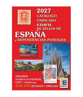 Catálogo Edifil de Sellos de España y Dependencias 2027.  - 1 Filatelia.shop